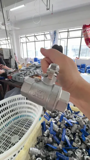 1PC Threaded Precision-Manufactured Stainless Steel Ball Valve
